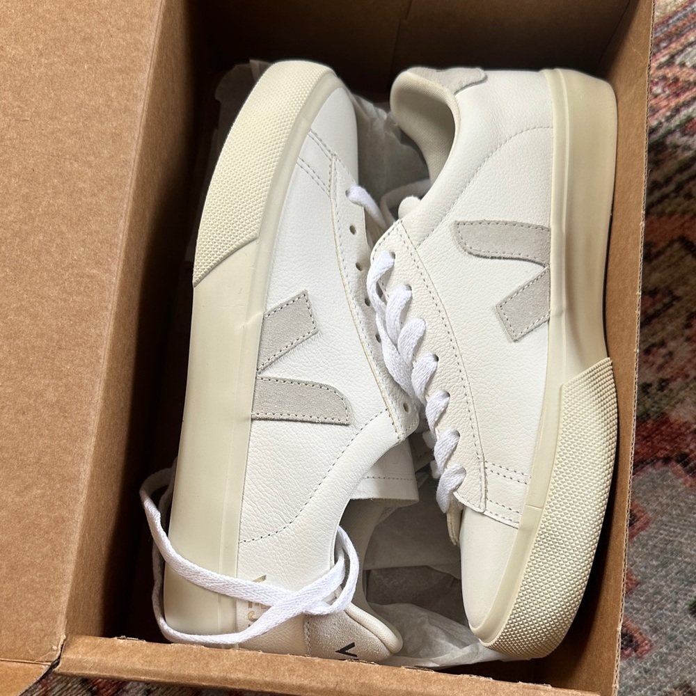 White Leather Women’s Sneakers
